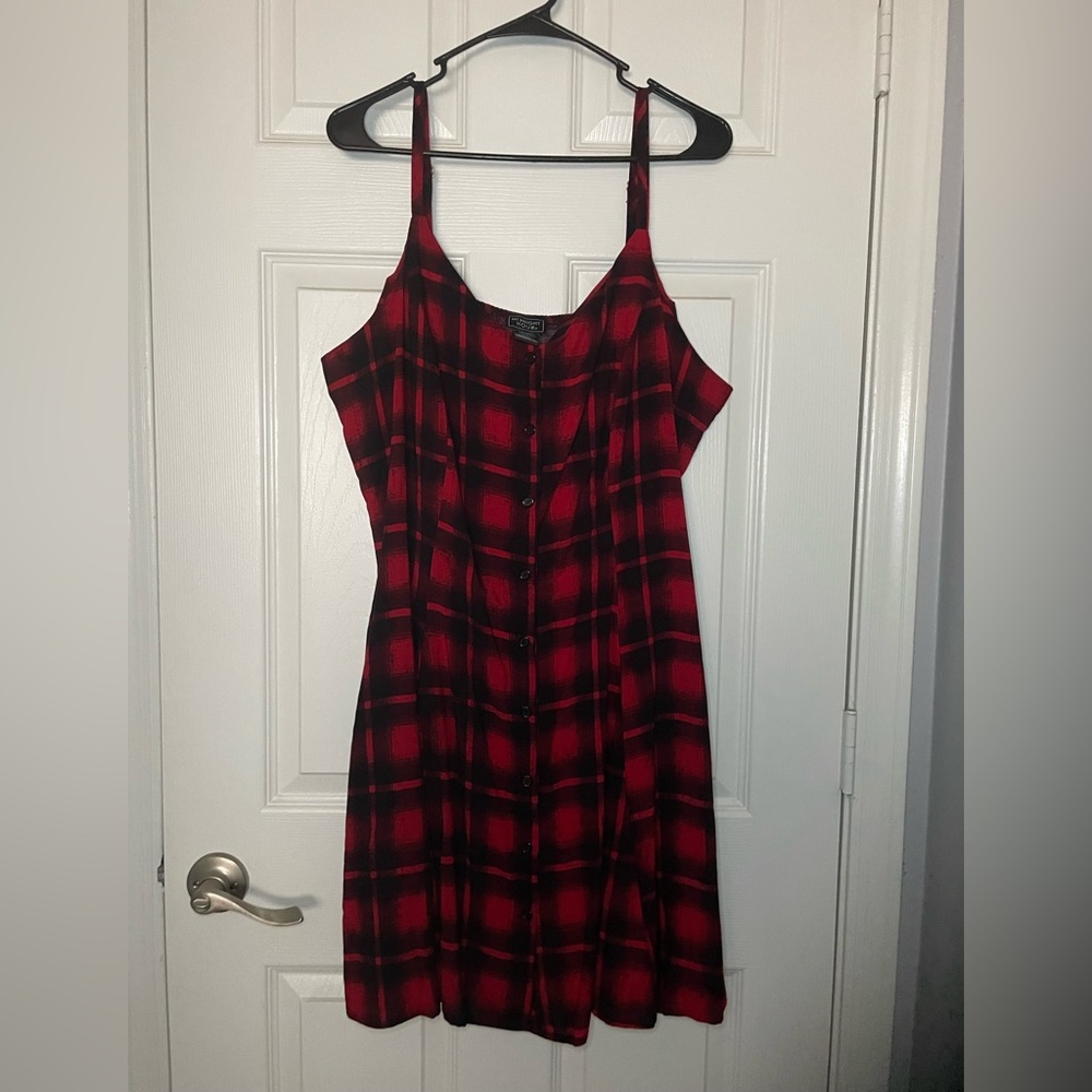 Red Plaid Dress